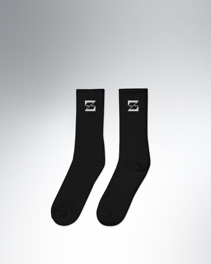 Zayndeellani Embroidered Zayndeellani Socks (Double Sided)