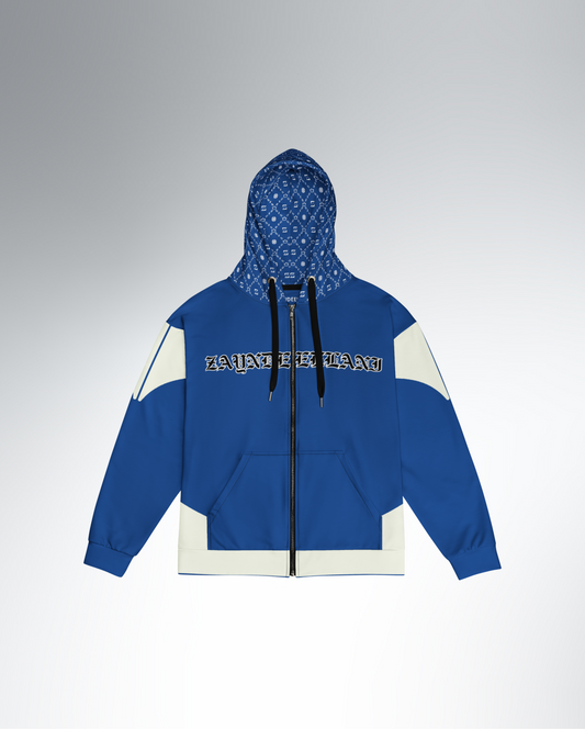 Zayndeellani Pen-tip Hoodie - Blue