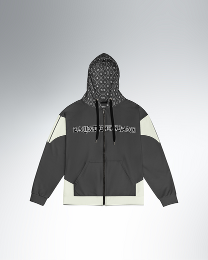 Zayndeellani Pen-tip Hoodie - Grey