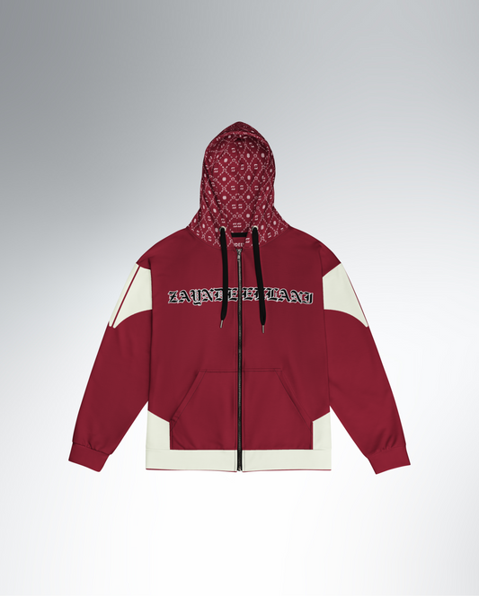 Zayndeellani Pen-tip Hoodie - Red