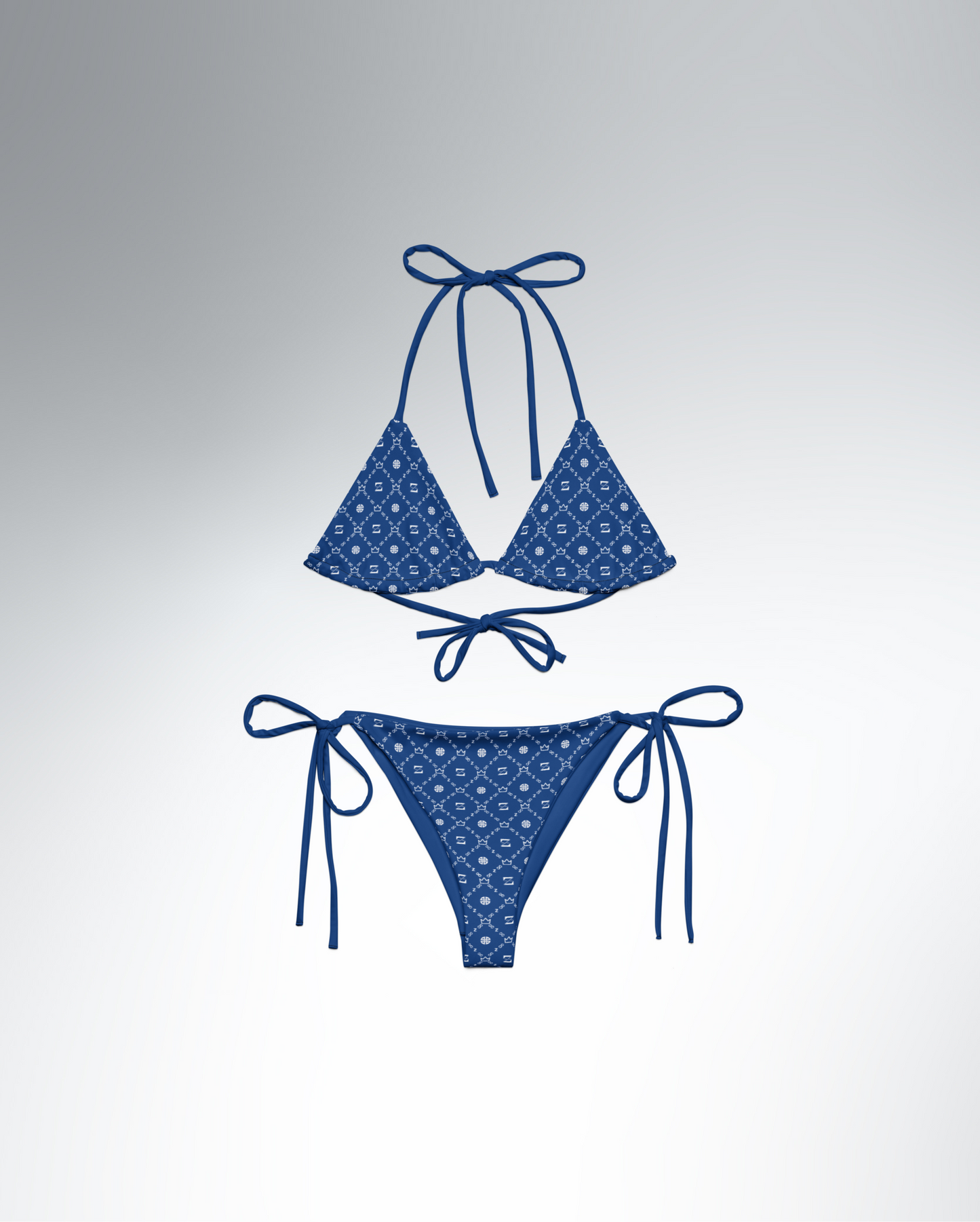 Zayndeellani Monogram Bikini - Blue