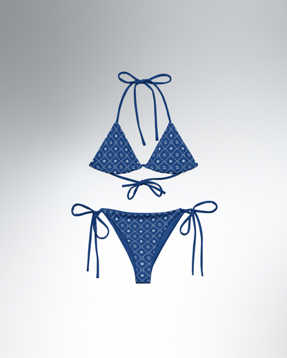 Zayndeellani Monogram Bikini - Blue