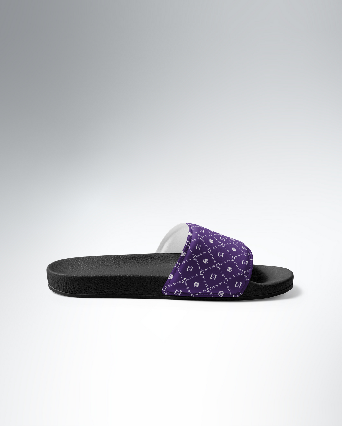 Zayndeellani Men's Monogram Slides - Purple