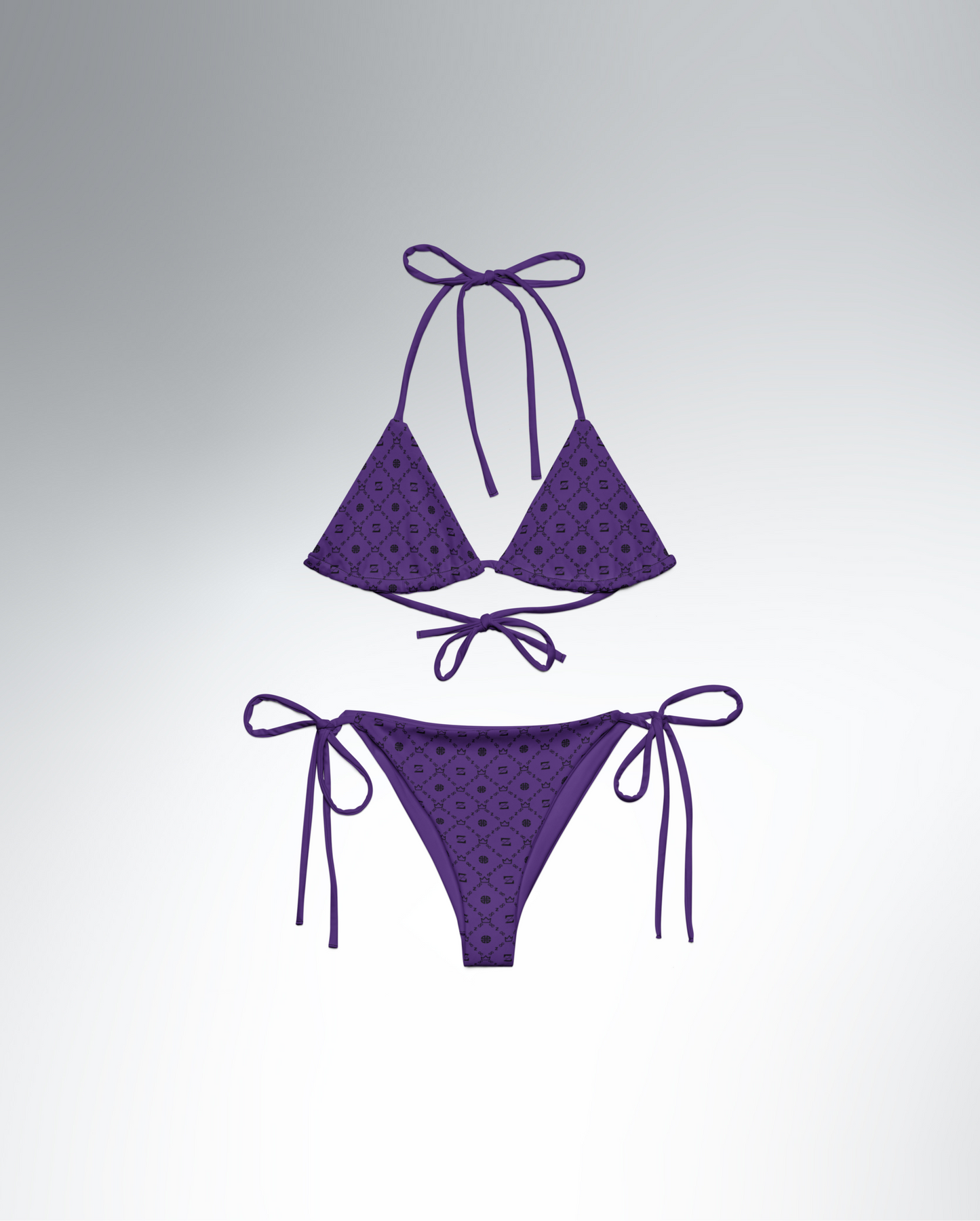 Zayndeellani Monogram Bikini - Purple