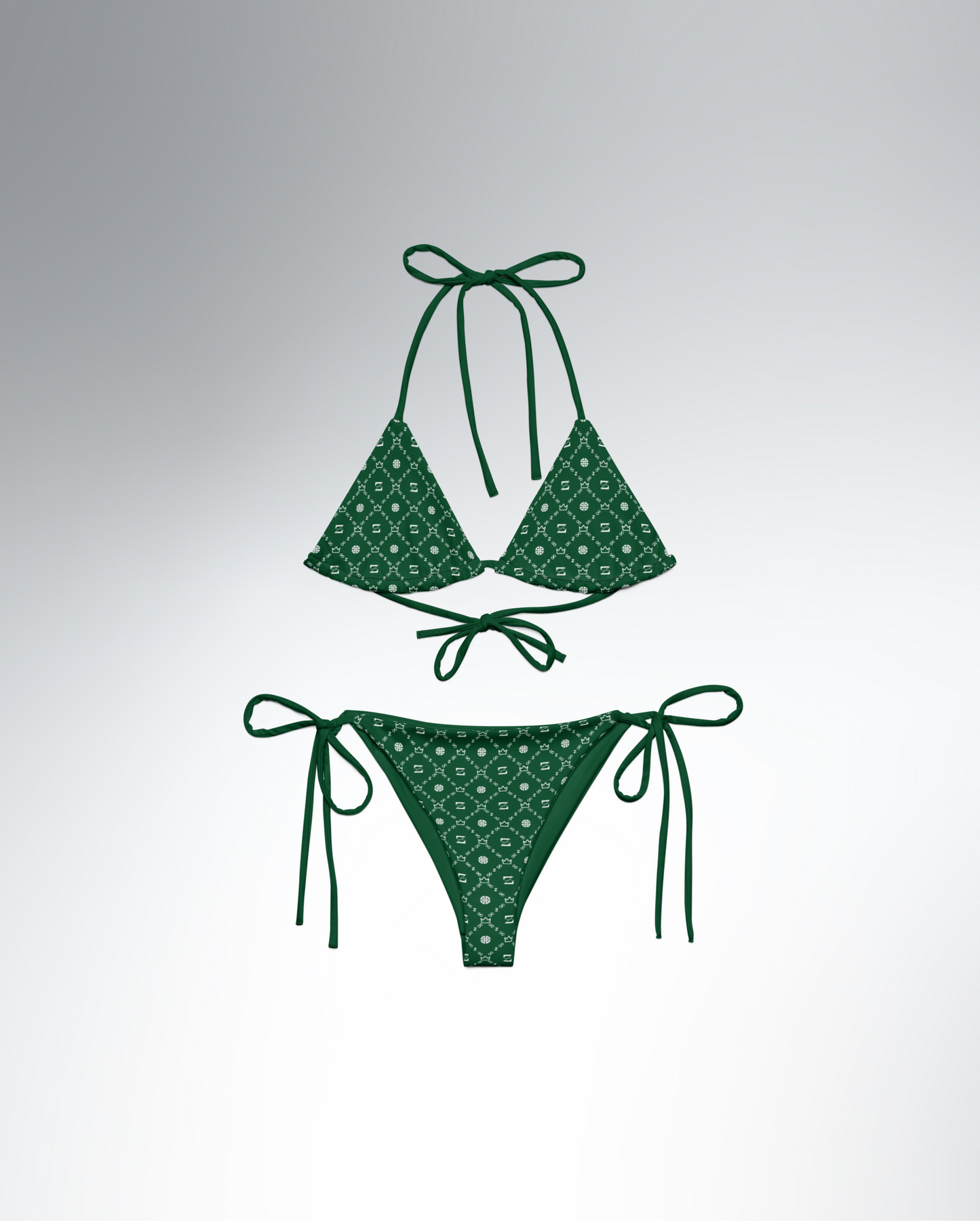 Zayndeellani Monogram Bikini - Green