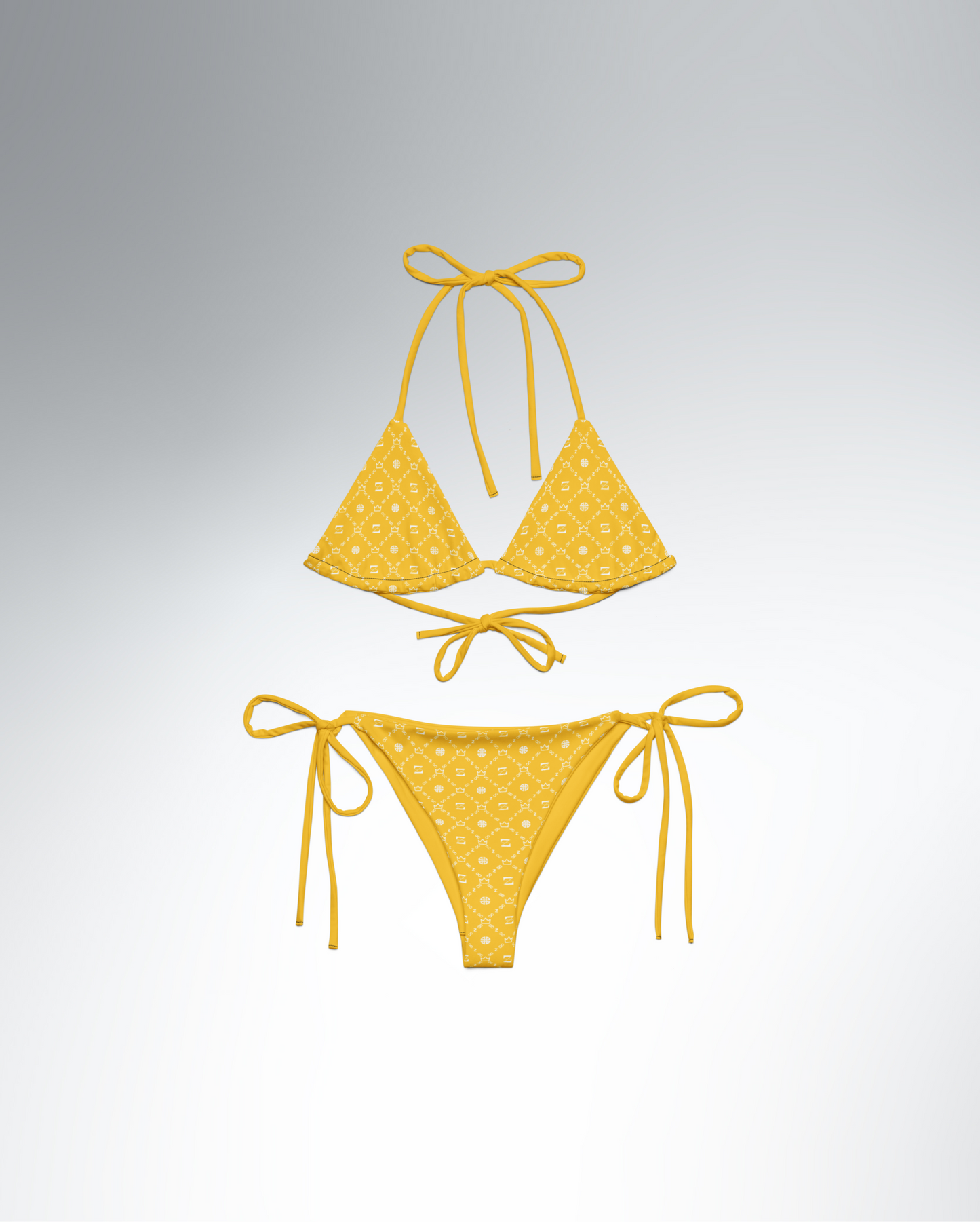 Zayndeellani Monogram Bikini - Yellow