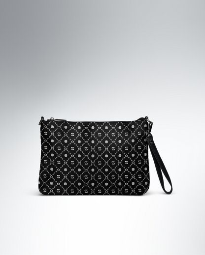 Zayndeellani Monogram Crossbody Bag - Black