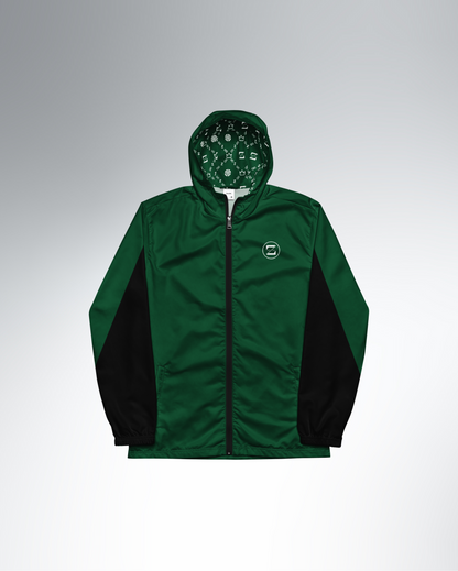 Zayndeellani Zerracci Highlight Monogram Windbreaker - Green