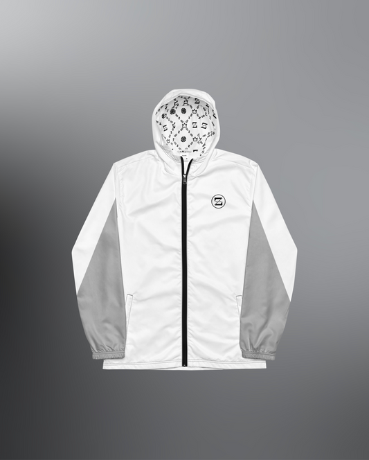 Zayndeellani Zerracci Highlight Monogram Windbreaker - White