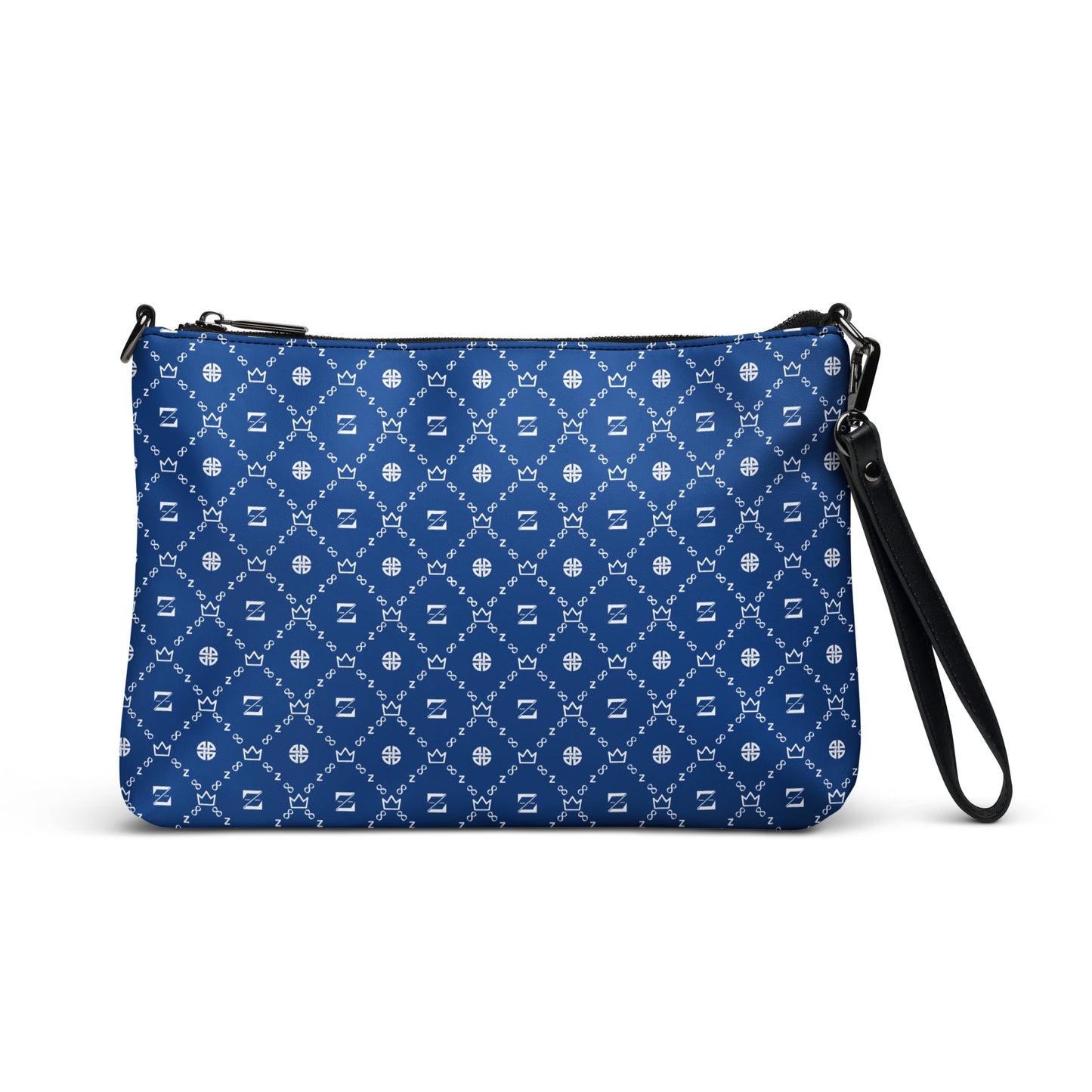 Zayndeellani Monogram Crossbody Bag Blue - Zayndeellani