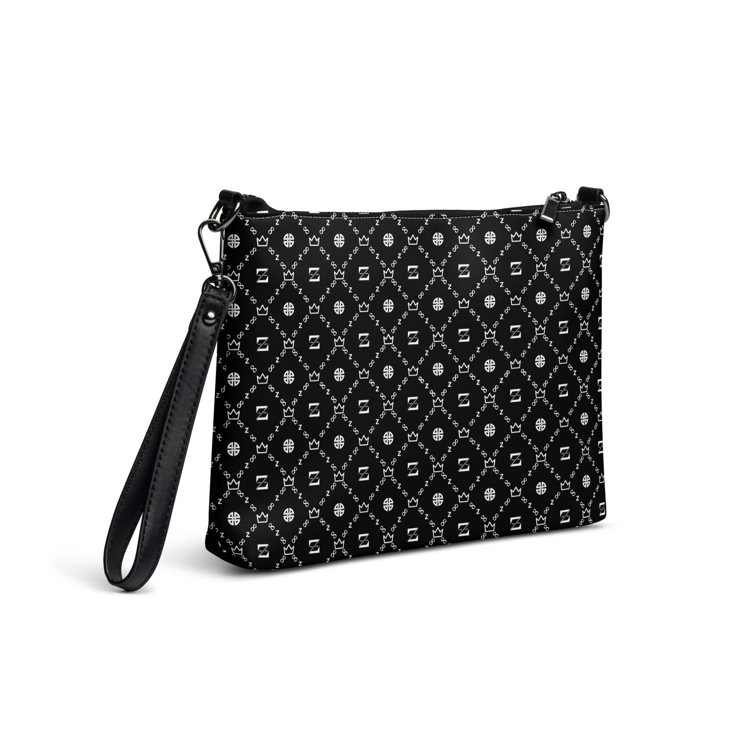 Zayndeellani Monogram Crossbody Bag Black - Zayndeellani