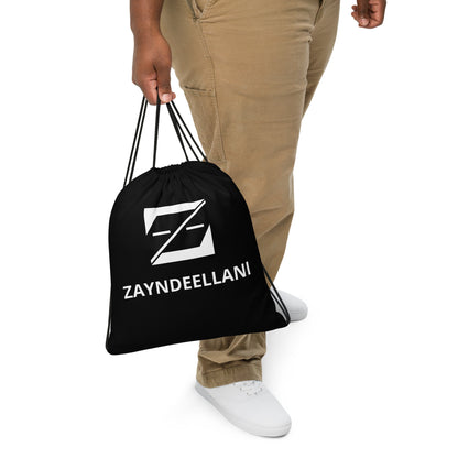 Zayndeellani Black Drawstring bag - Zayndeellani