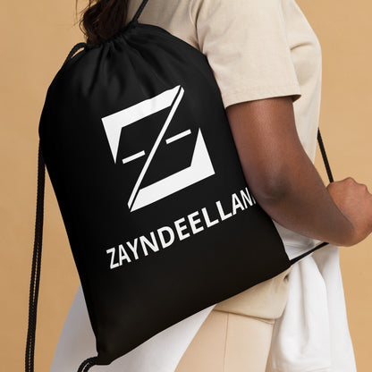 Zayndeellani Black Drawstring bag - Zayndeellani