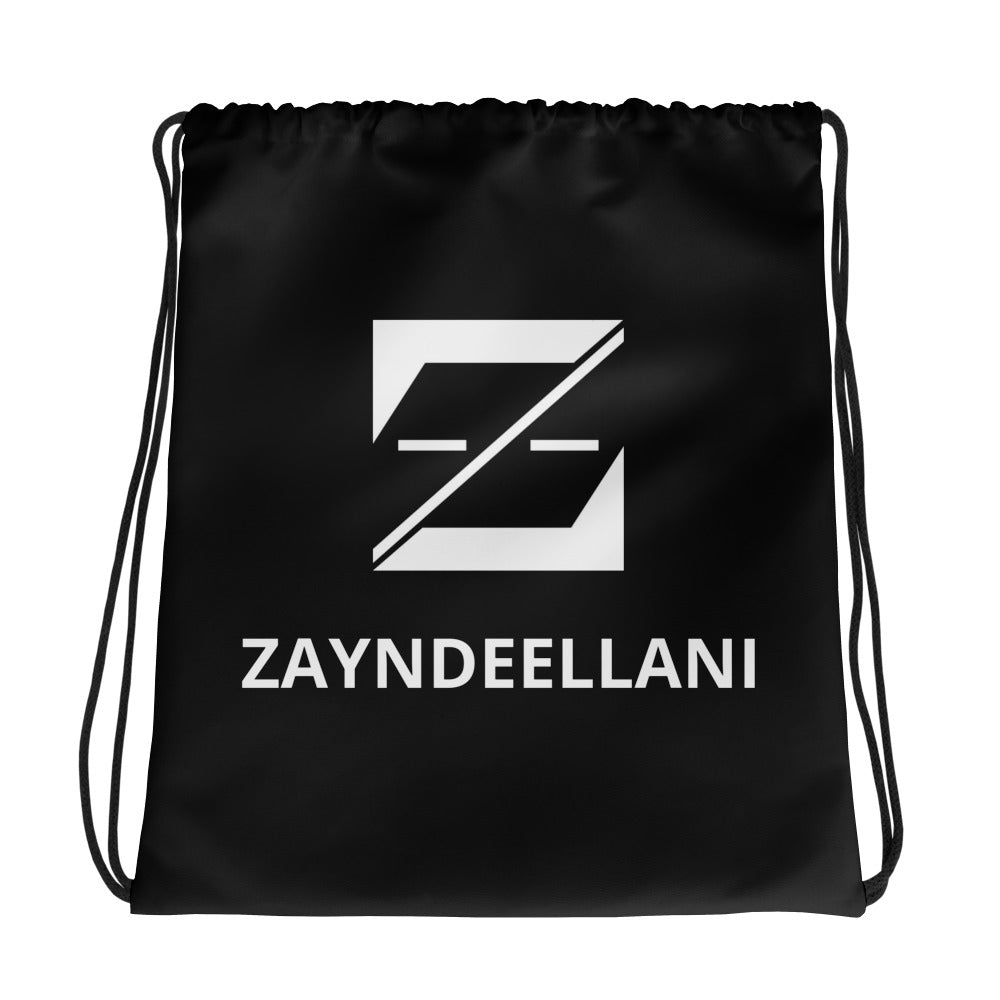 Zayndeellani Black Drawstring bag - Zayndeellani