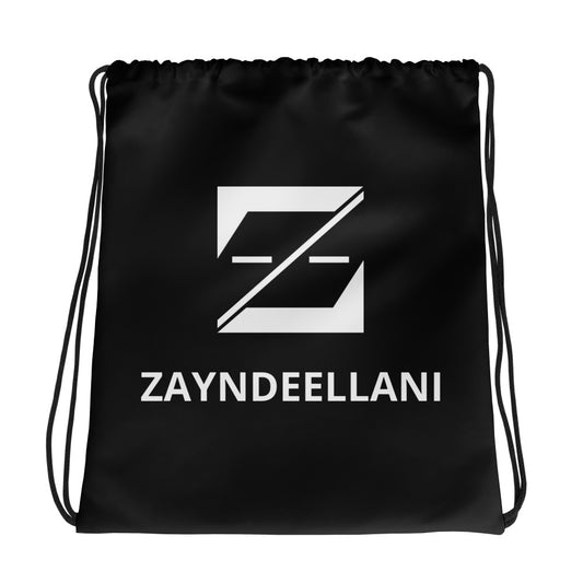 Zayndeellani Black Drawstring bag - Zayndeellani
