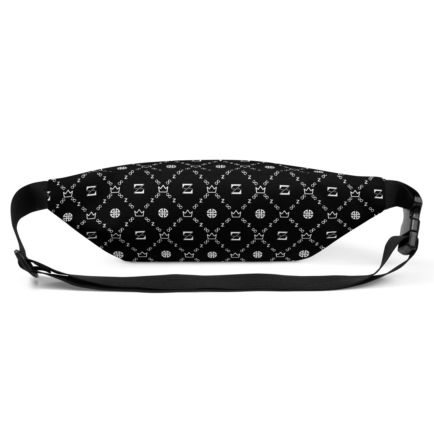 Zayndeellani Black All-Out Monogram Fanny Pack - Zayndeellani