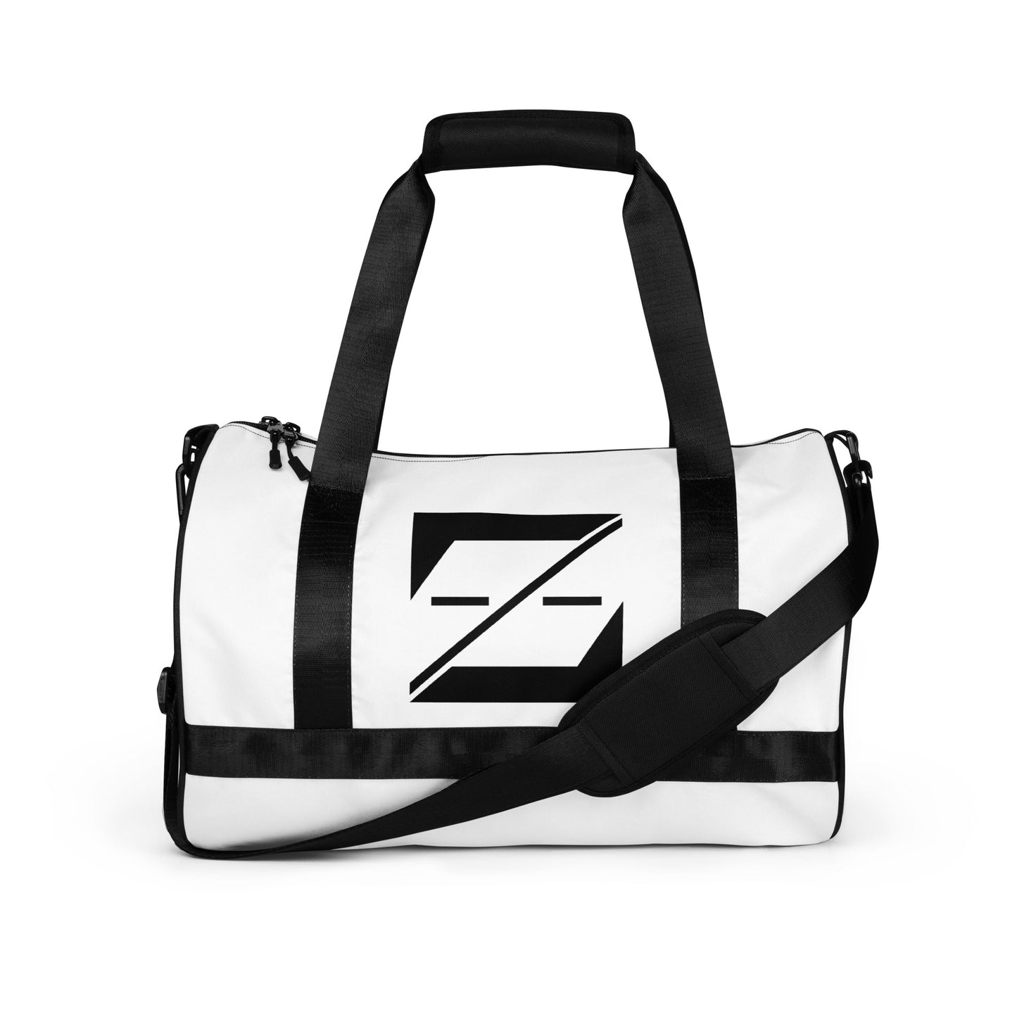Zayndeellani Monogram Duffle Bag White - Zayndeellani