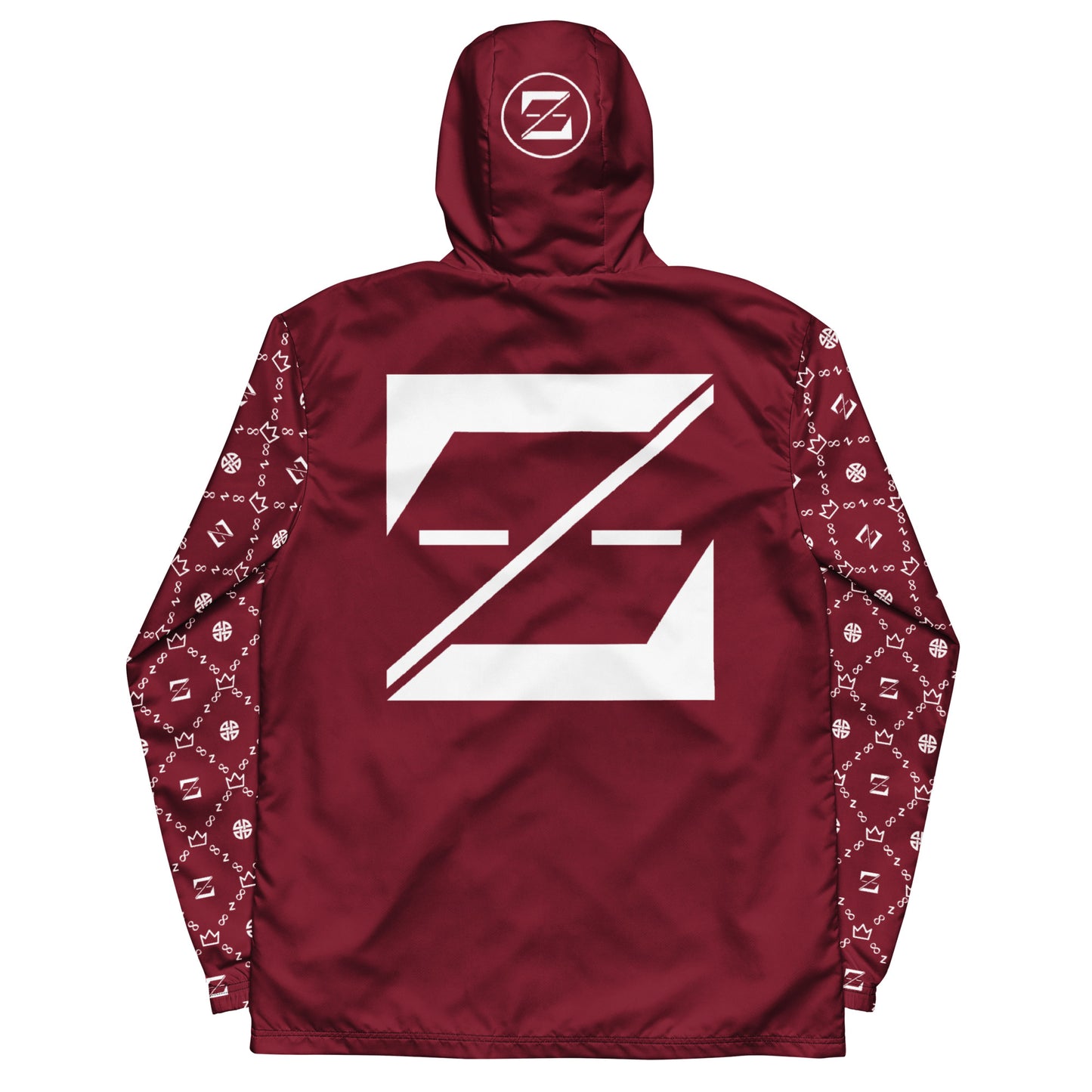 Zayndeellani Monogram Sleeved Windbreaker - Red - Zayndeellani