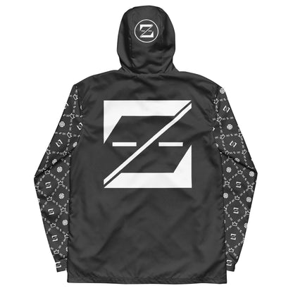 Zayndeellani Monogram Sleeved Windbreaker - Grey - Zayndeellani