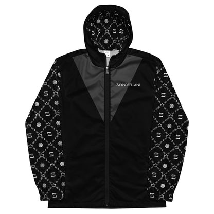 Zayndeellani Monogram Sleeved Windbreaker - Black - Zayndeellani