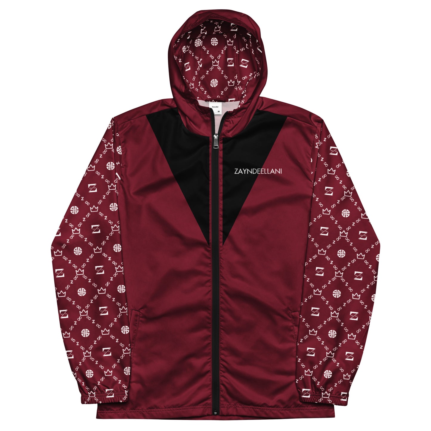 Zayndeellani Monogram Sleeved Windbreaker - Red - Zayndeellani