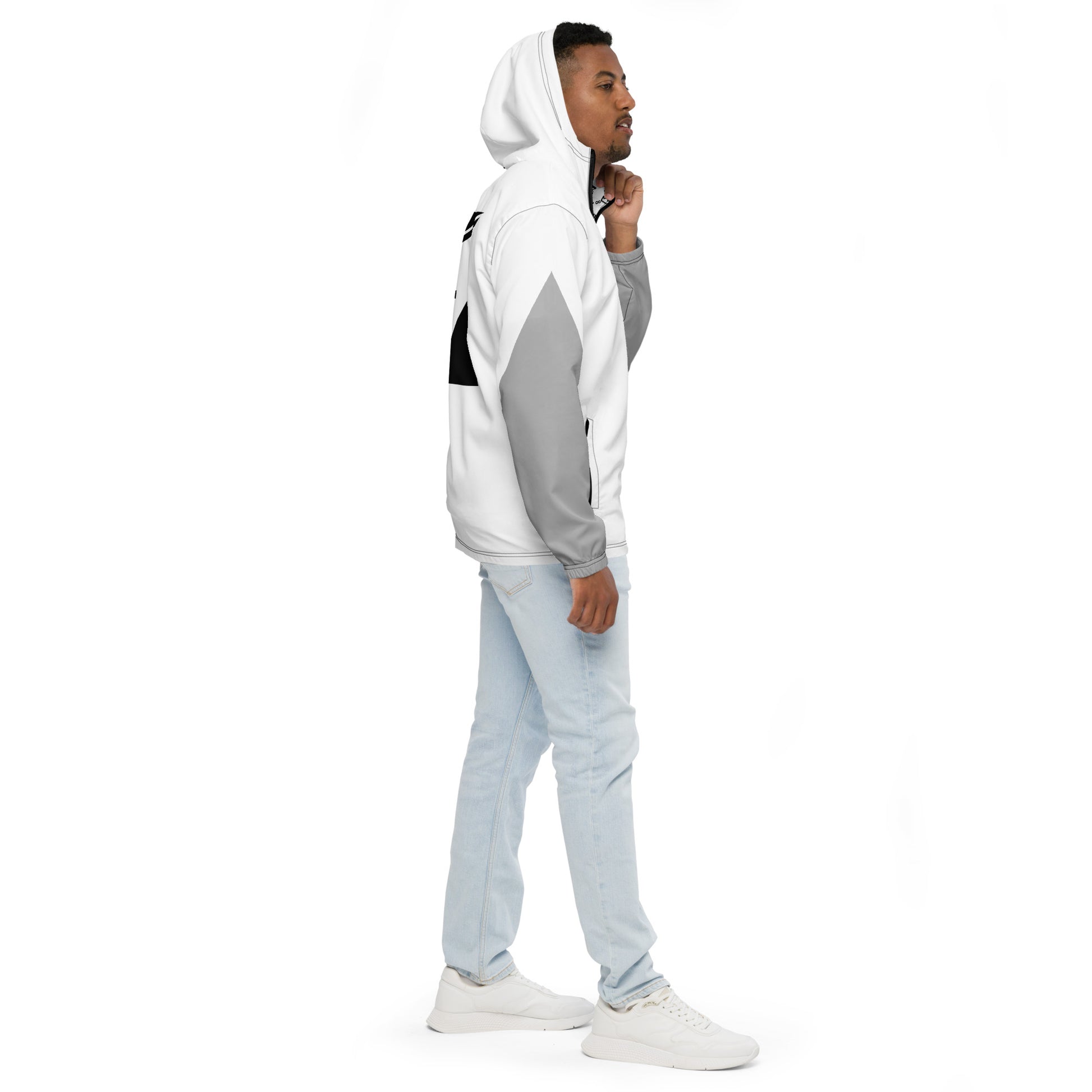 Zayndeellani Zerracci Highlight Windbreaker - White - Zayndeellani