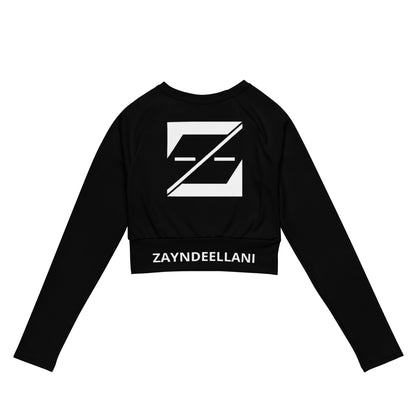 Zayndeellani Womens Long Sleeved Crop Top - Zayndeellani