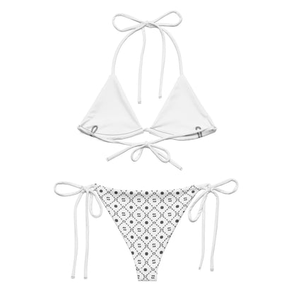 Zayndeellani Monogram Bikini - White - Zayndeellani