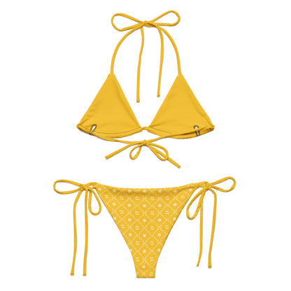 Zayndeellani Monogram Bikini - Yellow - Zayndeellani