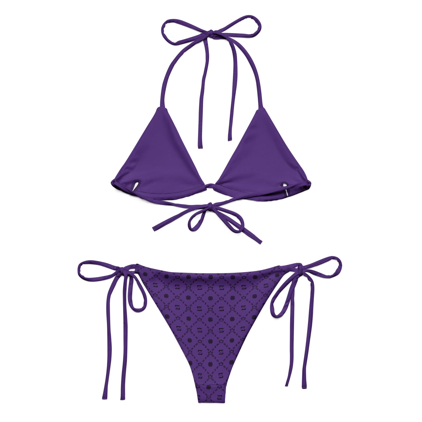 Zayndeellani Monogram Bikini - Purple - Zayndeellani