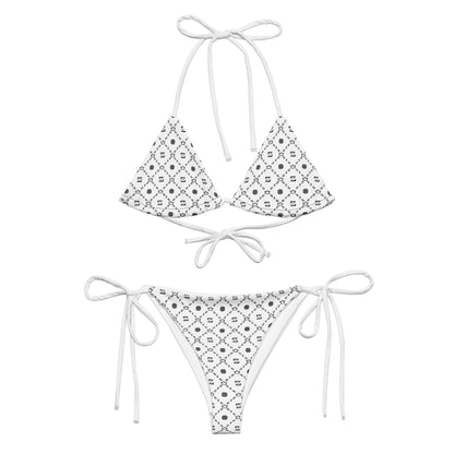 Zayndeellani Monogram Bikini - White - Zayndeellani