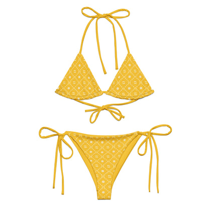 Zayndeellani Monogram Bikini - Yellow - Zayndeellani