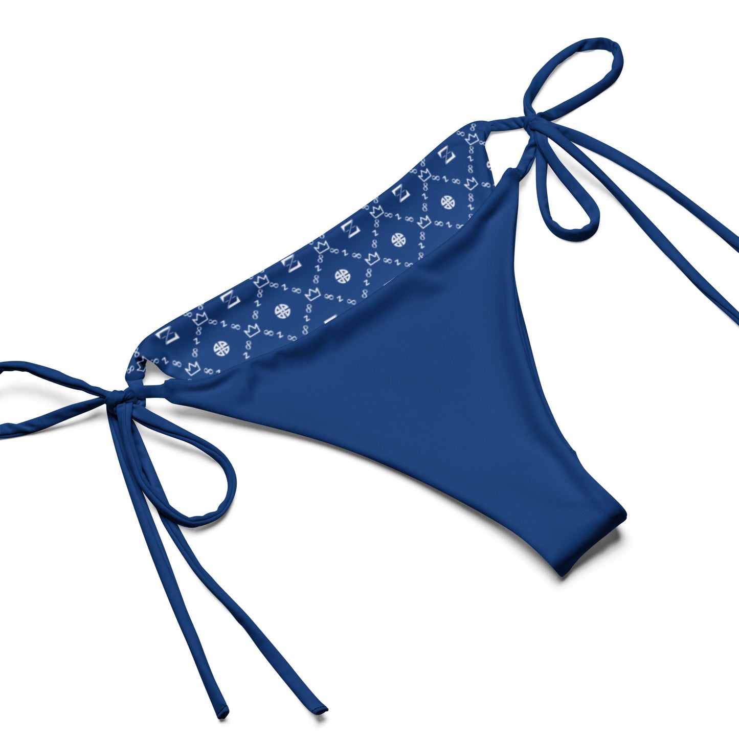 Zayndeellani Monogram Bikini - Blue - Zayndeellani