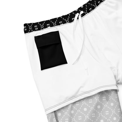 Zayndeellani Men's Monogram Swim Shorts Black - Zayndeellani