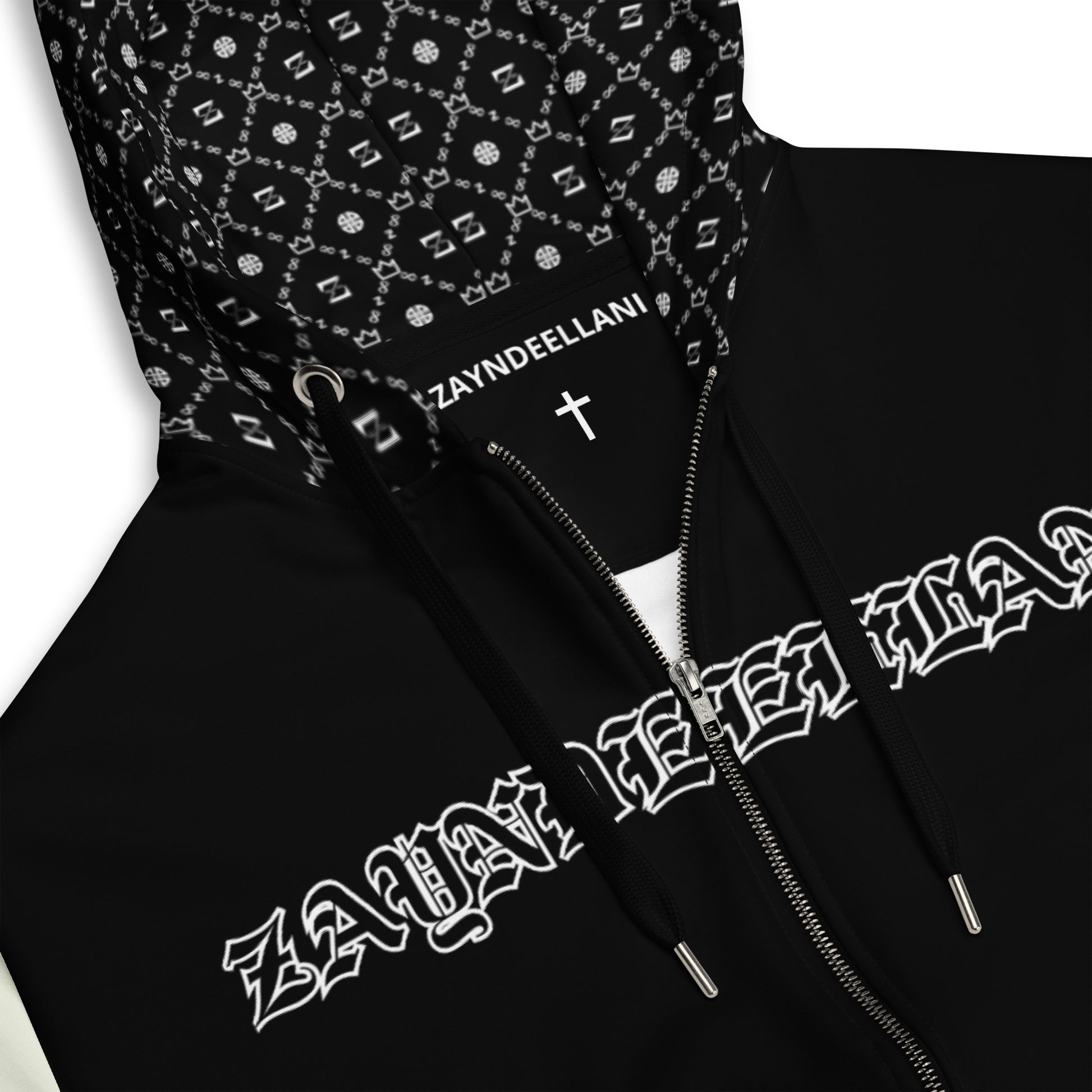 Zayndeellani Pen-tip Hoodie - Black - Zayndeellani