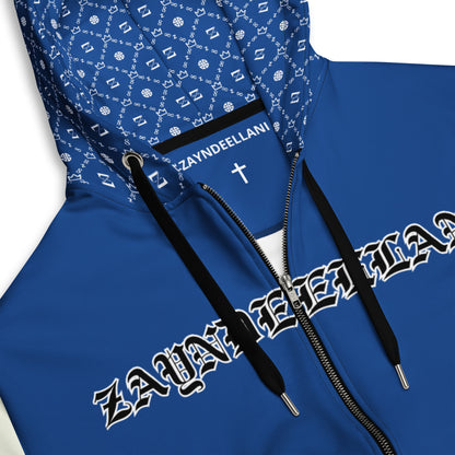 Zayndeellani Pen-tip Hoodie - Blue - Zayndeellani