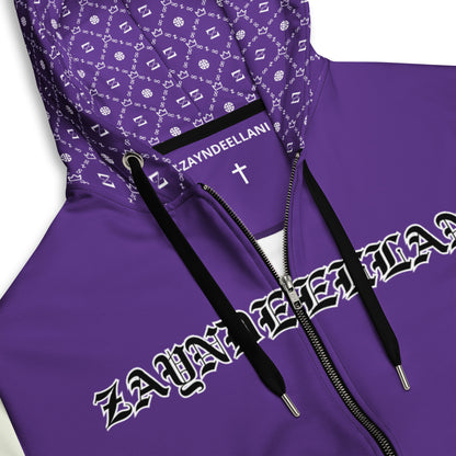 Zayndeellani Pen-tip Hoodie - Purple - Zayndeellani