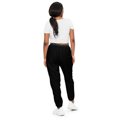 Zayndeellani Monogram Spell-out Track Pants Black - Zayndeellani