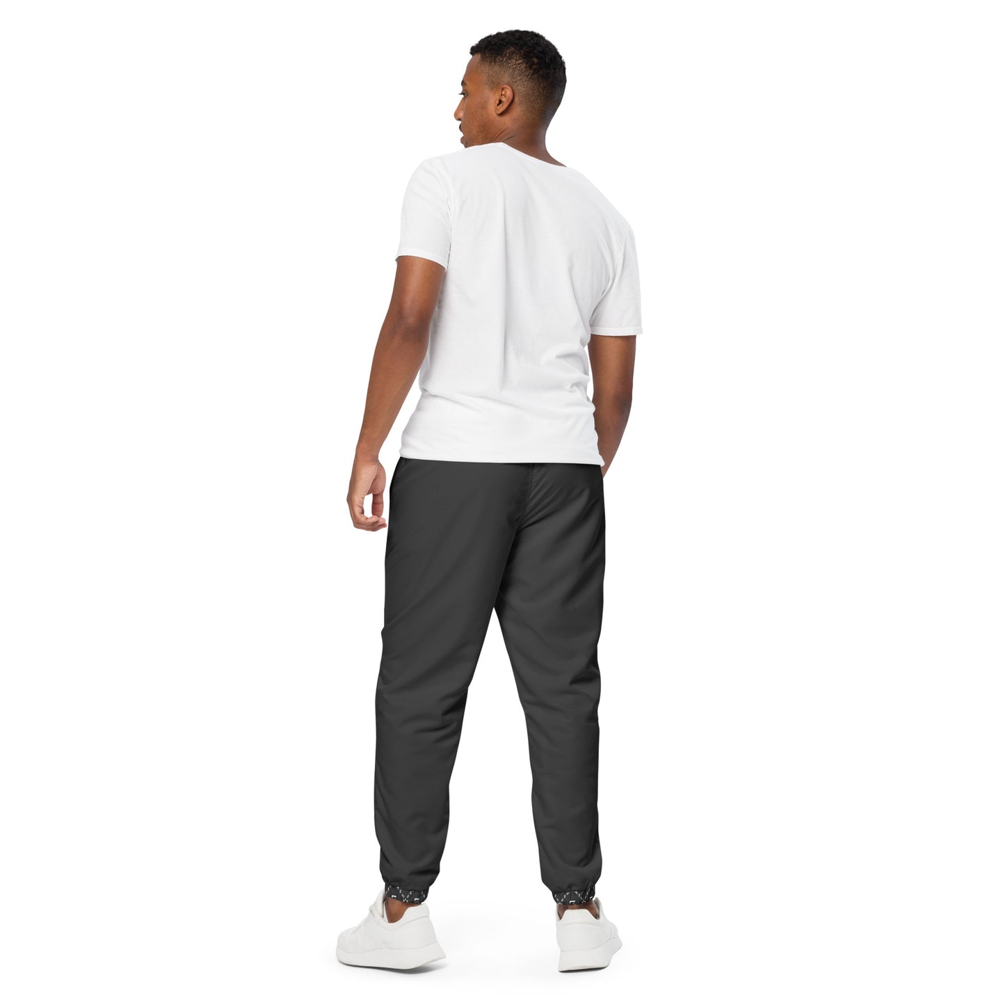 Zayndeellani Monogram Spell-out Track Pants Grey - Zayndeellani