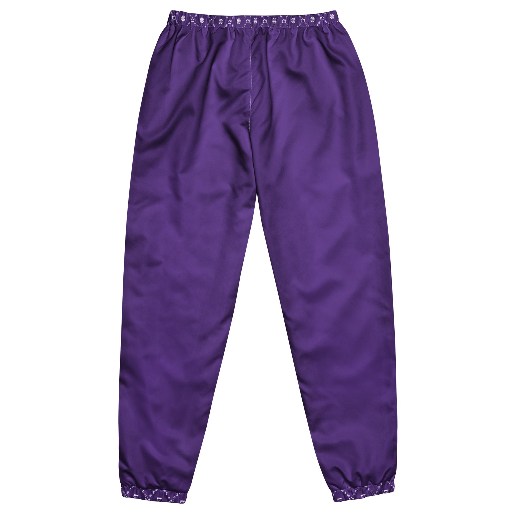 Zayndeellani Monogram Spell-out Track Pants Purple - Zayndeellani