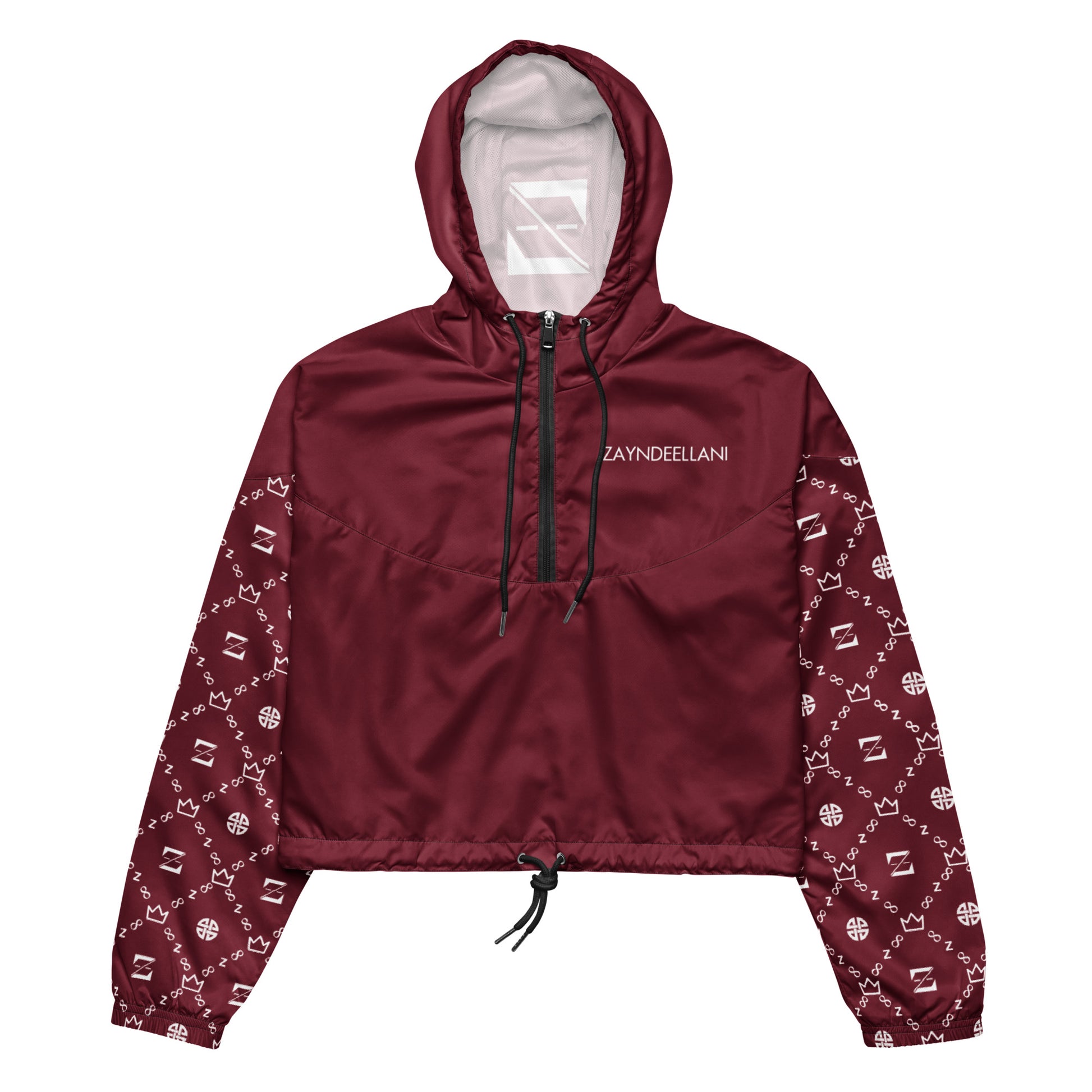 Zayndeellani Believers Monogram Windbreaker Women's Red - Zayndeellani