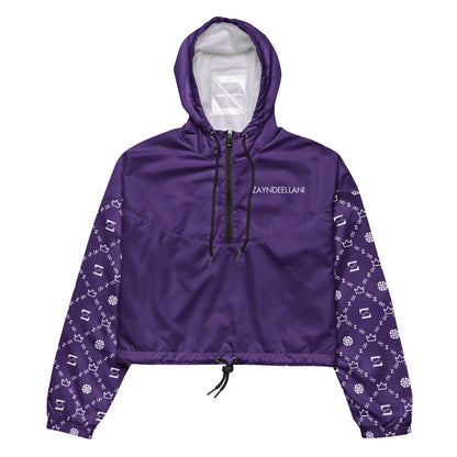 Zayndeellani Believers Monogram Windbreaker Women's Purple - Zayndeellani