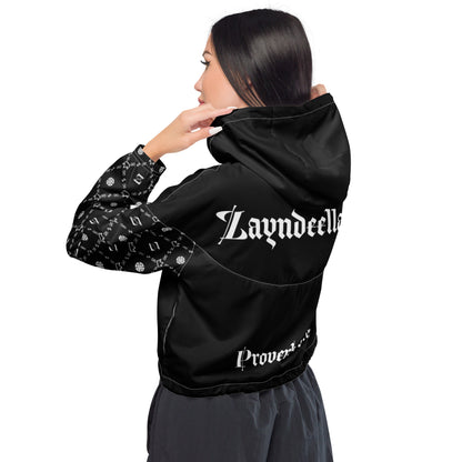 Zayndeellani Believers Monogram Windbreaker Women's Black - Zayndeellani