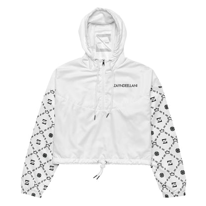 Zayndeellani Believers Monogram Windbreaker Women's White - Zayndeellani