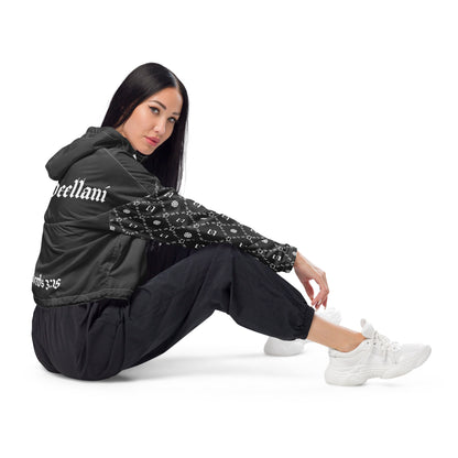 Zayndeellani Believers Monogram Windbreaker Women's Grey - Zayndeellani