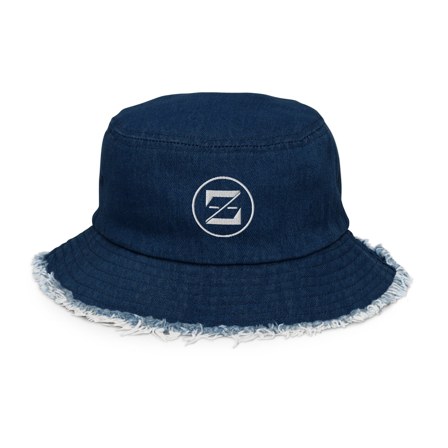 Zerracci Highlight Distressed Denim Bucket - Zayndeellani