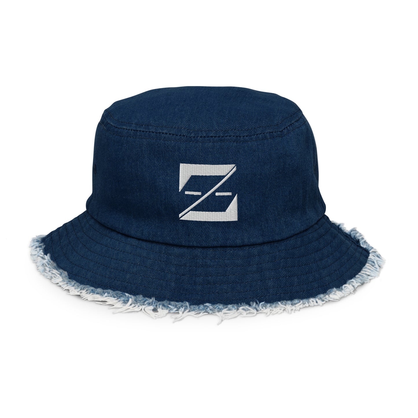 Zerracci Heritage Distressed Denim Bucket - Zayndeellani