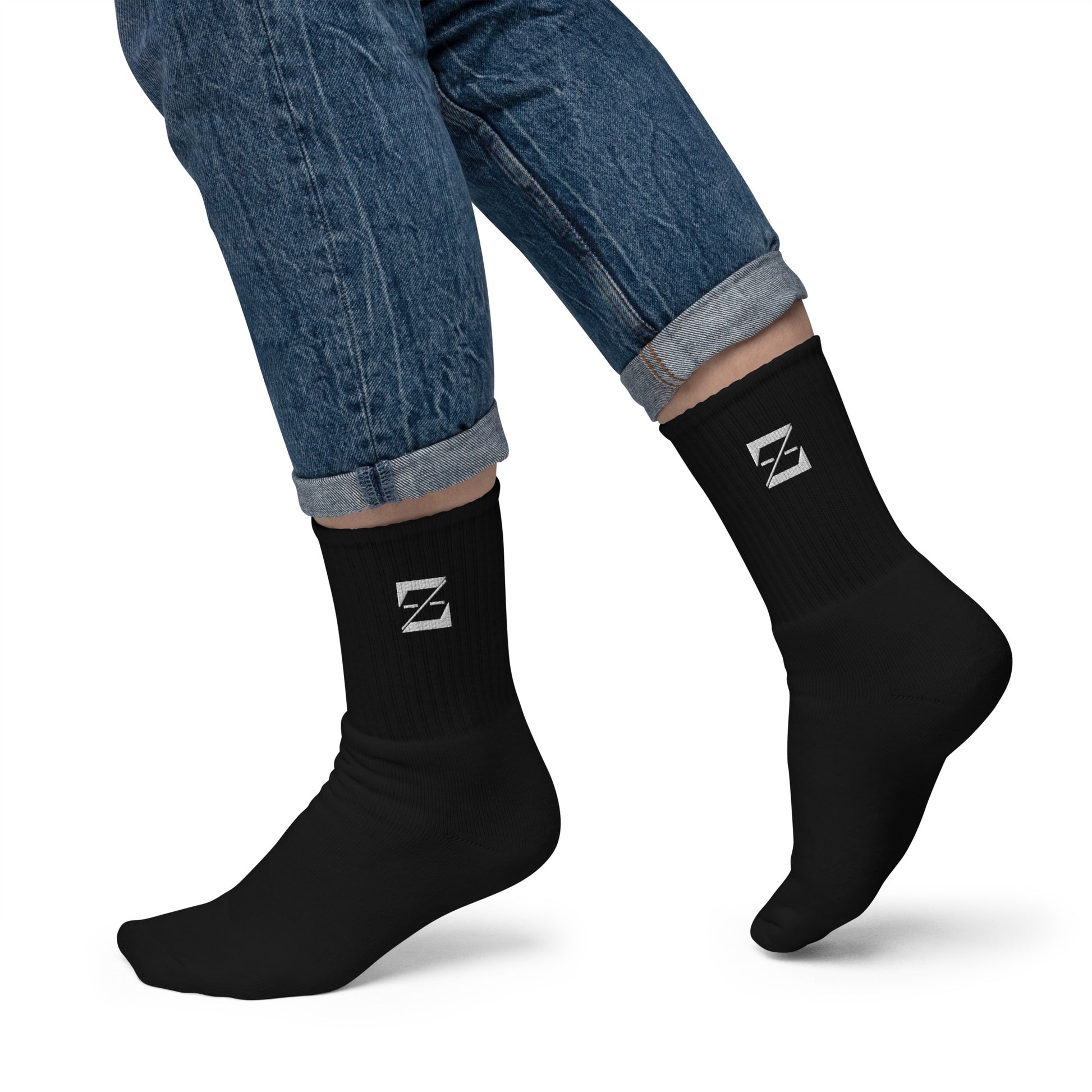 Zayndeellani Embroidered Zayndeellani Socks (Double Sided) - Zayndeellani