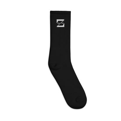 Zayndeellani Embroidered Zayndeellani Socks (Double Sided) - Zayndeellani