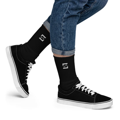 Zayndeellani Embroidered Zayndeellani Socks (Double Sided) - Zayndeellani